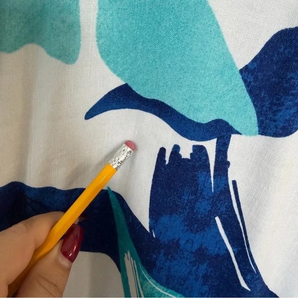 Chico's Vibrant Linen Lightweight Print Pants Size 16P - Picture 14 of 16